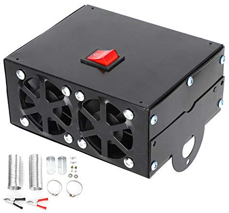 Riscaldatore per auto, Riscaldatore per auto Sbrinatore Sbrinatore portatile Ventilatore muto Riscaldamento rapido 600W.(24V)