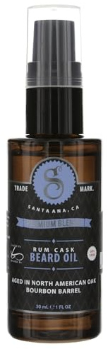 Suavecito Premium Blends Aceite para Barba, Acondicionador de Barba sin Enjuague para Suavizar el Cabello, Hidratar la Piel 1 Fl Oz/28g
