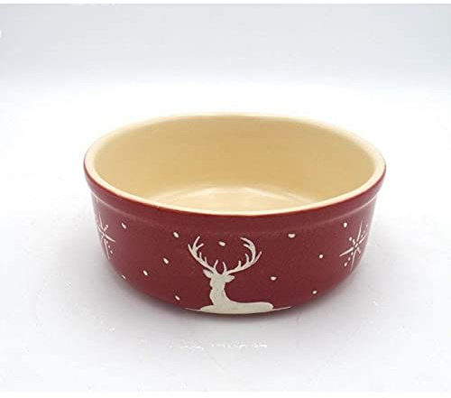 MegaStore Express Moule à Souffle Cerise cerf Blanc 20cm