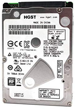 HGST CinemaStar Z5K500 500GB Interne Festplatte HCC545050A7E630 2,5 Zoll HDD - 5400RPM - SATA3-32MB Cache