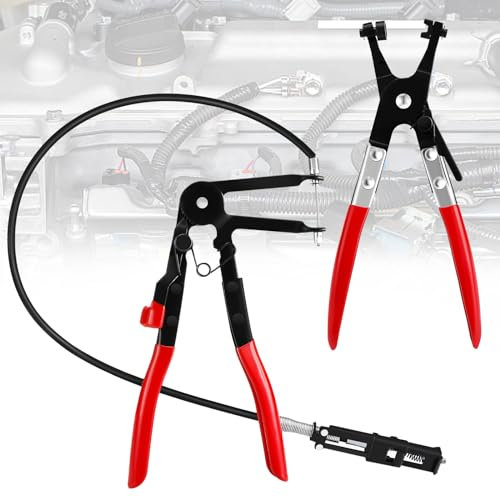 Alicates para Abrazaderas de Manguera de Coche, 2 Piezas, Alicates para Abrazaderas de Manguera para Quitar e Instalar Abrazaderas de Manguera, Abrazaderas de Manguera