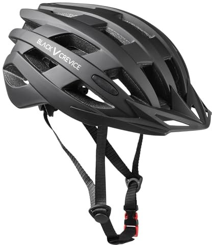 Black Crevice Fahrradhelm, schwarz, M (54-58 cm)
