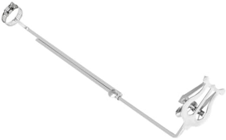 Kquepo Soporte portátil para partituras de flauta, clip para instrumentos de viento de madera, piezas de repuesto