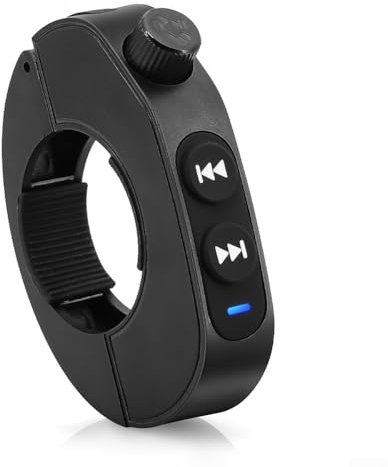 Oniissy Telecomando per manubrio del motociclo Controller di chiamata wireless Impermeabile Type-C Ricarica Modalità Sleep Range 10M Nero