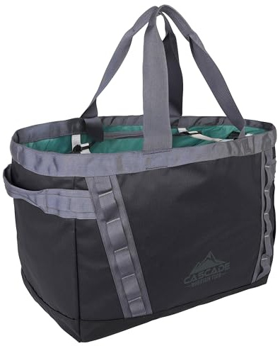 Cascade Mountain Tech Large Tote Bag with Compartments Shoulder Bag for Travel, Work, Gym