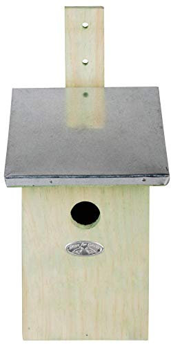 Esschert Design Nistkasten, Vogelhaus Staren aus Holz, ca. 19 cm x 23 cm x 39 cm