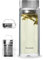 Qwetch QT5020 - Bricco Termico per tè in Vetro e Acciaio Inox, 2 filtri per tè Inclusi, 350 ml
