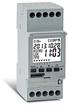 Perry 1IO4091 Interruttore Astronomico Crepuscolare, Bianco