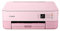 Canon PIXMA TS5352 Drucker Farbtintenstrahl Multifunktionsgerät DIN A4 (Scanner, Kopierer, OLED, 4.800 x 1.200 dpi, USB, WLAN, Duplexdruck, 2 Papierzuführungen), rosa