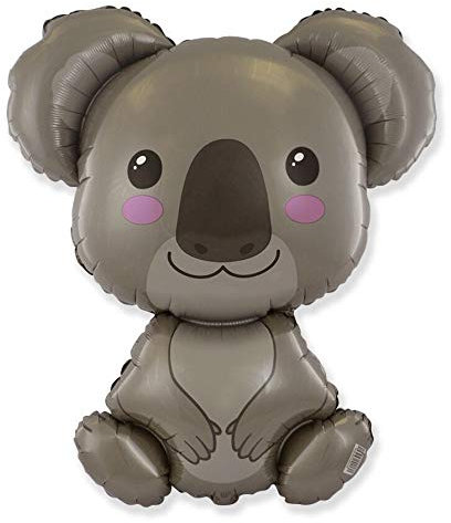 Ballonim Ballon Koala Baby - XXL - Ballon géant d'environ 80 cm - Décoration d'anniversaire - Ballon en aluminium - Décoration Happy Birthday