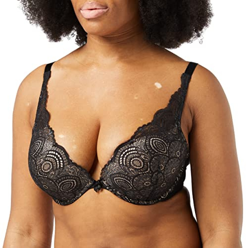Wonderbra - Reggiseno a Triangolo da Donna, Taglia 34B, Colore: Nero