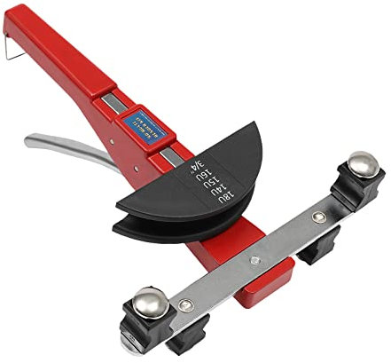 Rohrbieger Manuelle Rohrbiegemaschine 6-22mm Biegewinkel bis 90° Rohrbiegewerkzeuge Satz inkl. Biegemaschine, Rohrschneider, Entgrater