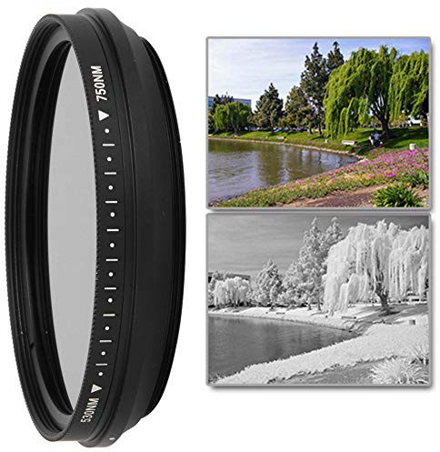 Filtro a infrarossi, filtro per fotocamera regolabile per fotografia