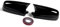 Vuzmode Rückspiegelabdeckung Flügelspiegelgehäusekappen Horn, for VW, for Golf, 4 MK4 GTI R 1997-2004, for Bora, for Jetta, for Passat, B5 1998-2005 Ersatzabdeckung für Fahrzeugspiegel(BLACK Gloosy Bl
