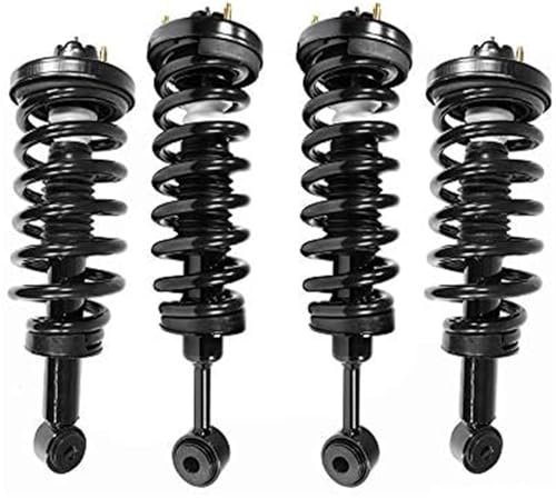 QASULER Conversione completa da airbag a montante a molla elicoidale, for Expedition Navigator Kit valvola sospensioni pneumatiche per auto