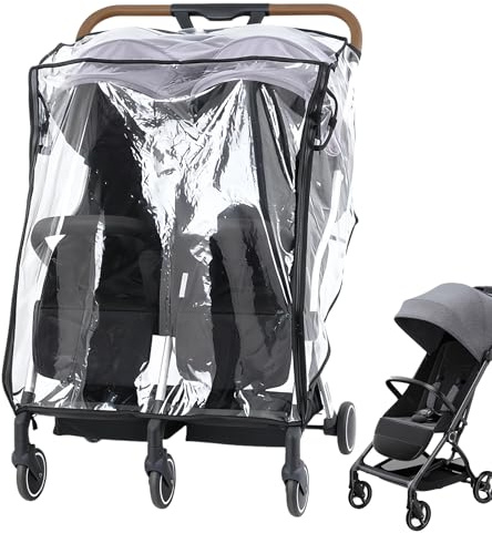 Cubierta De Lluvia De Cochecito De Bebé - Protector Impermeable Y Antiviento - Poncho Para Cochecito De Bebé Protector Contra Polvo | para Uso Diario en Playa Compras Paseo Invierno Verano Protección