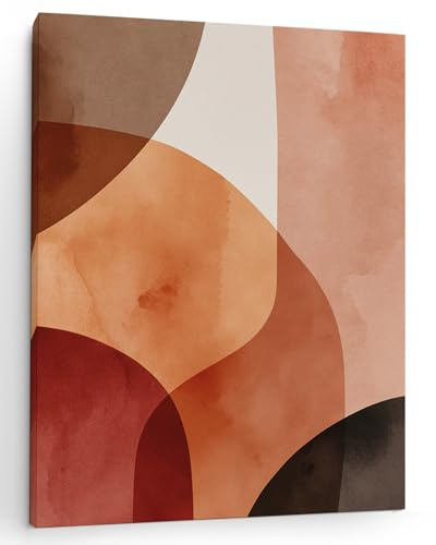 Panorama Cuadros Decoración Salón Modernos - Abstracto Cobre 70x100 cm - Papel Póster 250 gr - Láminas Decorativas Pared - Posters para Dormitorio, Habitación, Cocina - Regalos Originales