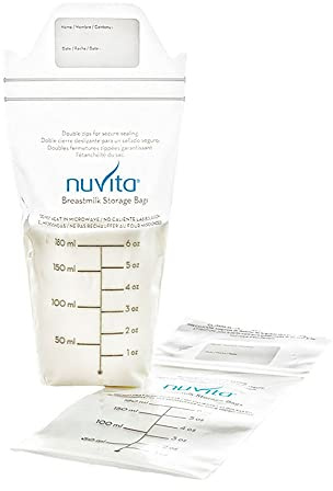 Nuvita NU-ALTL0005 Sacchetti per Latte Materno x25. Multicolore