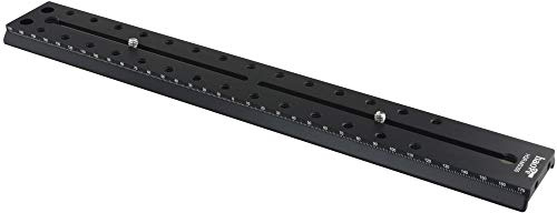 Haoge 350mm Rapid Connect Long Sliding Quick Release Plate for Manfrotto MVH500AH MVH500A MVH502AH MVH502A 501HDV 503HDV 504HD 509HD 526 577 701HDV Tripod Fluid Video Head