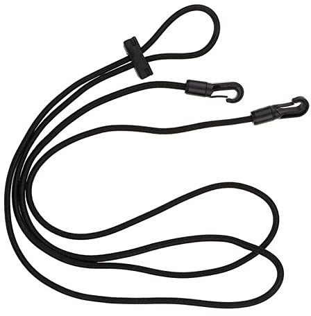 Jiakalamo Cavezza elastica da 3 m per cavallo, regolabile, per addestramento, attrezzatura per l'addestramento dei cavalli, strumento per l'allenamento, strumento per allenare il collo, colore nero