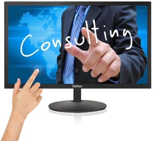 Eoulyee 24 Inch Pulgadas Monitoreo de Pantalla táctil cámara CCTV Monitor