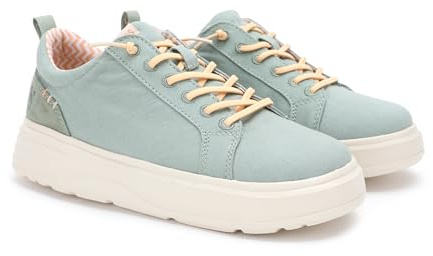 PITAS | SITGES | Zapatillas de Mujer | Náuticos Casual | Mocasines | Zapatos sin Cordones | Deportivas Casuales | Calzado de Walkinpitas | Verde 41