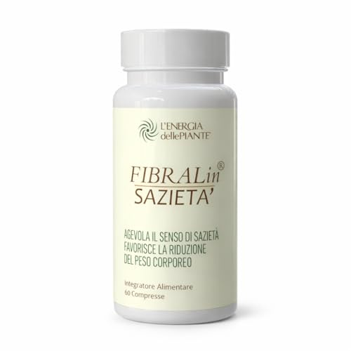 FIBRALin Integratore Alimentare con Carruba, Nopal e Konjac, Supporto al Benessere Intestinale, Alto Contenuto di Fibre e Alta Biodisponibilità, 60 Compresse