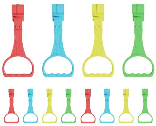 HAMPPLIES 12 Piezas Anillos de Seguridad para Bebés Ayuda para Caminar Soporte Estable y Seguro para Aprender Andar Educativo para Guardería y Hogar Colores Surtidos