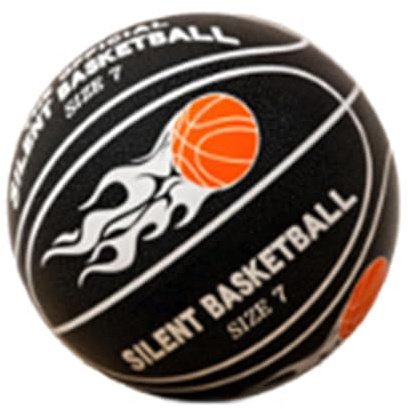 Sghtil Silent Basketball, Pallone da Basket Silenzioso Taglia 7, Palla da Basket per Allenamento Indoor Outdoor, Regali Adatti a Bambini e Adulti