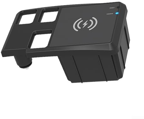 Panel de interfaz de carga inalámbrica, compatible con Toyota, Land Cruiser Prado 2010 a 2017 y diseñado para seguridad eléctrica de vehículos de 12 V