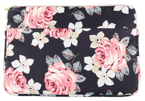 WOONEKY Sacoche en Polyester et Nylon 15 Pouces pour Portable Ordinateur Portable et Élégante, Protège Votre Appareil des Rayures, Déplacements Professionnels