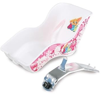 Aok - Porte Poupée Arrière pour Vélo - Support Métallique Inclus - Ceinture Velcro - Transport Poupées et Doudous - Facile à Installer - Homologué Norme Jouets EN71 - Idéal pour Enfants