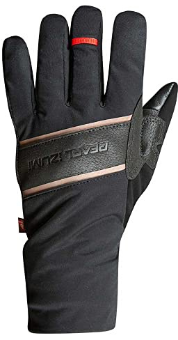 PEARL IZUMI Women's Gel Gloves, Insulated Cycling Glove, AmFIB, Ax Suede Laredo Palm & Touchscreen Compatibility, Black, Small