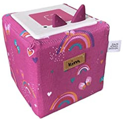 Toniebox 1 und 2 Bezug Jungs & Mädchen Schutzhülle - Fuchs, Einhorn, Schmetterling, Baustelle, Beere - Zaunkoenigdesign (Schmetterling)