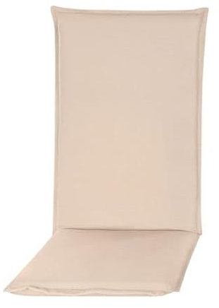 Pillows24 - Hochlehner Auflagen - 120x50cm – 8cm Dick - Premium-Material 200gsm, UV- & Wasserabweisend | Sitzauflagen Hochlehner | Gartenstuhlauflagen - Sitzauflagen Gartenmöbel | Cappuccino