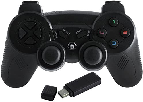 Wireless Game Controller for Windows PC/Raspberry Pi/PS3 Rechargeable Gamepad Portable Gaming Joystick Remote Joypad for Laptop/Desktop Computer,RetroArch, Emulator,Roblox,Steam,RetroPie,RecalBox