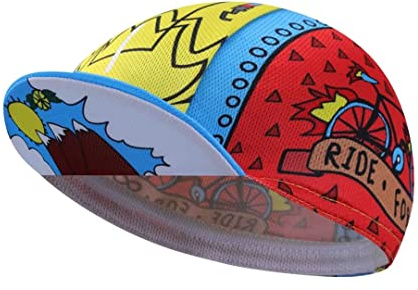 BikingBros Casquette de Cyclisme Amusante - en Polyester - Doublure de Casque de Cyclisme Respirante et Anti-Transpiration