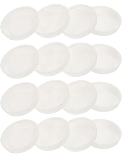 SUPVOX 30 Tubos de Plástico Blancos Tapas para Almacenamiento Grande y Fácil Transporte, Ideales para Manualidades y Embalaje de Carteles