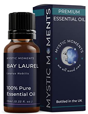 Mystic Moments | Bay Laurel Olio essenziale 10 ml - Olio puro e naturale per diffusori, aromaterapia e massaggio miscele senza OGM vegano