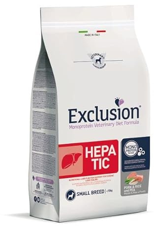 EX DIET HEPATIC PORK & RICE AND PEA SMALL CONF.2 KG