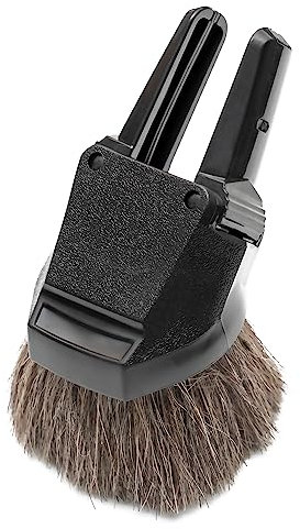 Cepillo universal 2 en 1 para aspiradora de pelo natural. Limpieza eficiente y suave para numerosas superficies. Compatible con AEG Electrolux, Philips, Dirt Devil, Rowenta, LG, aspiradora central