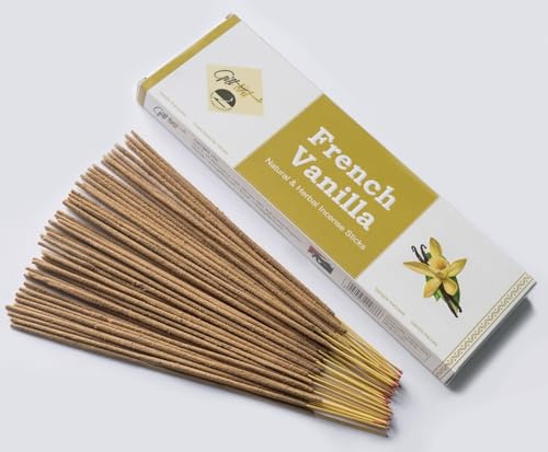 Giftbrit Lot de 100 bâtons d'encens naturels et à Base de Plantes avec Porte-encens pour la méditation, Le Yoga, l'église, la Relaxation, la guérison et la positivité