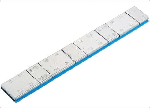 Falco Equipment Barrette 5-10 gr di Contrappesi Adesivi per equilibratura Cerchi in Lega Auto e Moto (100)