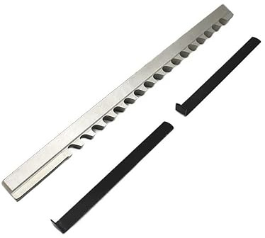 Casetlong 1 jeu de fraises à rainurer de type D de 12 mm, outil de coupe CNC en acier rapide HSS avec cales