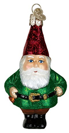 Old World Christmas Garden Gifts Glass Blown Ornaments for Christmas Tree Gnome