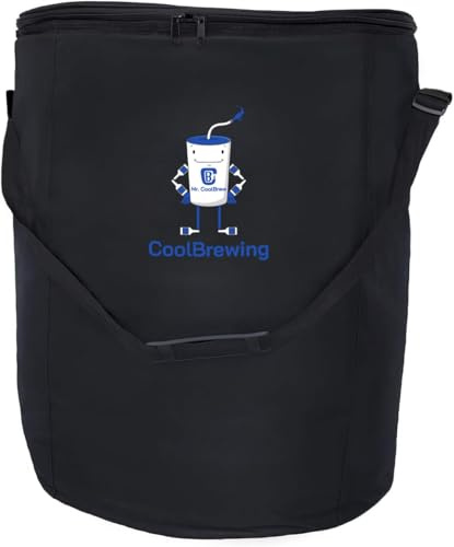 Home Brewing Fermentation Cooler - Beer Temperature Control for Carboys. Serve Kegs and Corny Keg. Fermenting Brewing Bag, Insulated Fermenter chamber. Cool Brewing Fermentation Cooler 2.0