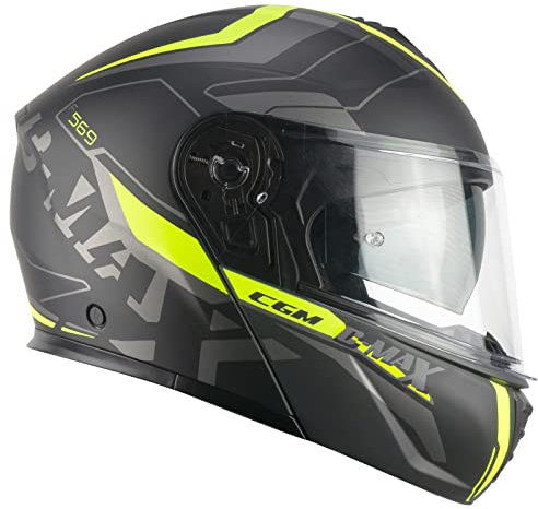 CGM Klapphelm 569G C-Max City, schwarz, 569G-ALV-19-D1, Größe L