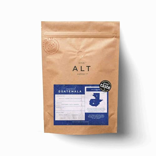 Altitude Coffee London - Guatemalan Single Origin Specialty Coffee, Apricot/Cherry/Milk Chocolate, Whole Beans, Medium Roast (1kg)