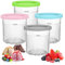 Horuili® 4 Stück Eiscreme-Behälter, Eiscremebox mit Deckel, Speiseeisbehälter, Ersatzbehälter für Speiseeis, für NC299AMZ NC301 NC300S, Eiscremebehälter, Spülmaschinenfest