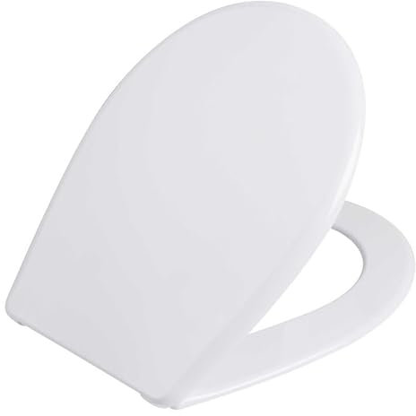DomoDomo WC-Sitz (Toilettensitz, Klobrille) – Weiß, universell, Modell Prima
